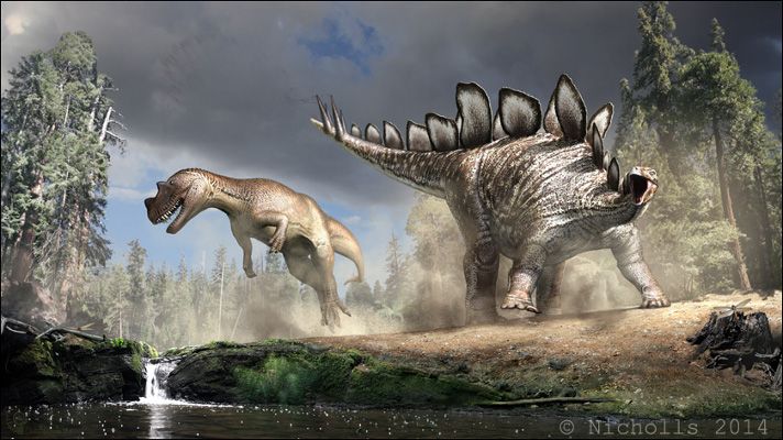 stegosaurus paleoart bob nicholls