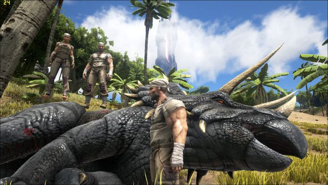 playing with friends in ARK
