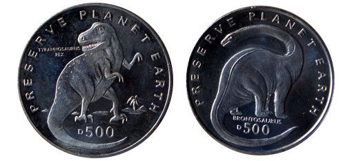 boznia herzegovina dinosaur coins