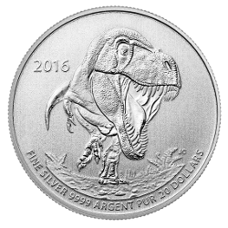canada dinosaur coin